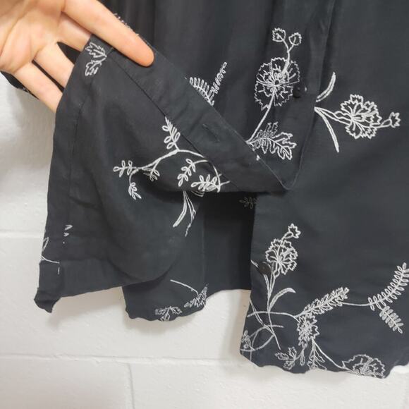 Embroidered Linen Top - Picture 6 of 7